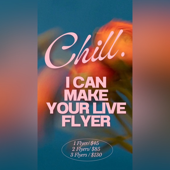 Do you need a flyer? Allow me to make one for you 💗 - Picture 1 of 2